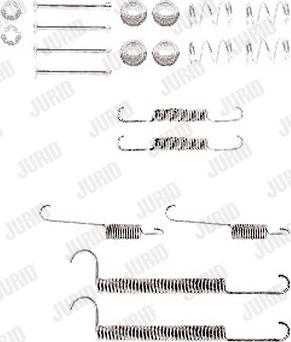 Jurid 771222J - Set accesorii, sabot de frana aaoparts.ro