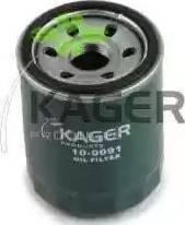 Kager 100091 - Filtru ulei aaoparts.ro