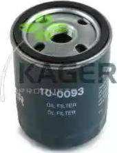 Kager 10-0093 - Filtru ulei aaoparts.ro