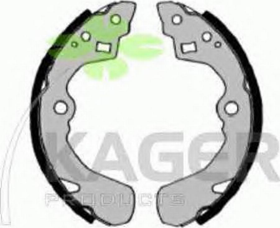 Kager 34-0109 - Set saboti frana aaoparts.ro