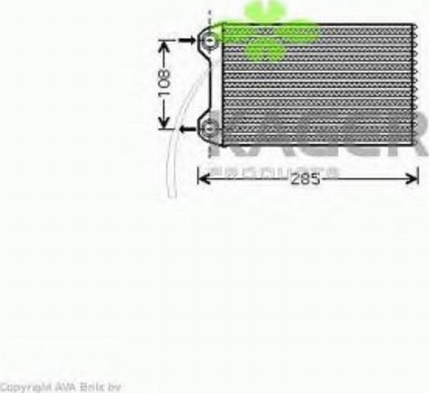 Kager 32-0206 - Schimbator caldura, incalzire habitaclu aaoparts.ro