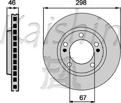 Kaishin CBR480 - Disc frana aaoparts.ro