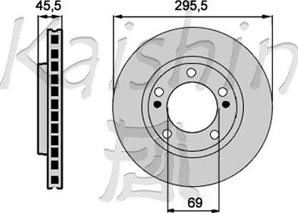 Kaishin CBR094 - Disc frana aaoparts.ro