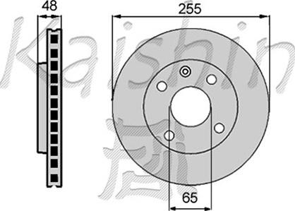 Kaishin CBR015 - Disc frana aaoparts.ro