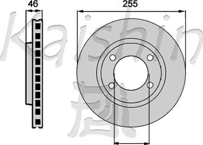 Kaishin CBR075 - Disc frana aaoparts.ro