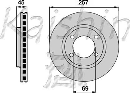 Kaishin CBR198 - Disc frana aaoparts.ro