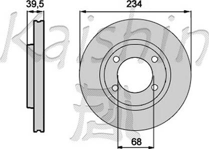 Kaishin CBR340 - Disc frana aaoparts.ro