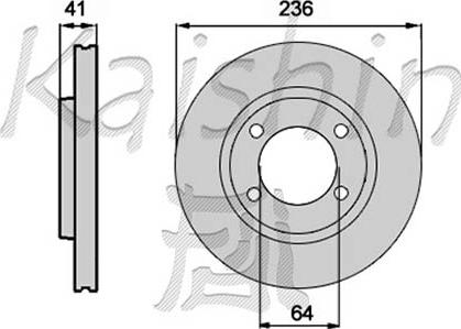 Kaishin CBR309 - Disc frana aaoparts.ro