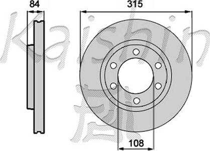 Kaishin CBR248 - Disc frana aaoparts.ro