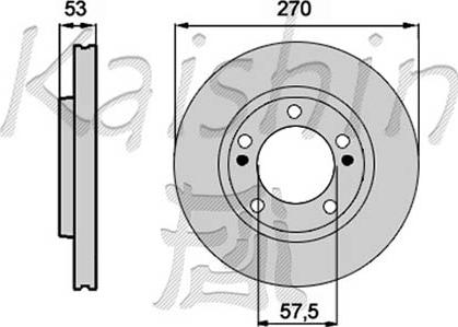 Kaishin CBR238 - Disc frana aaoparts.ro