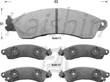 Kaishin D9995 - Set placute frana,frana disc aaoparts.ro