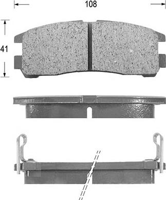 Kaishin D6024 - Set placute frana,frana disc aaoparts.ro