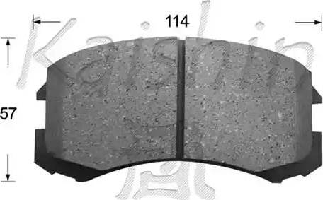 Kaishin D6109 - Set placute frana,frana disc aaoparts.ro