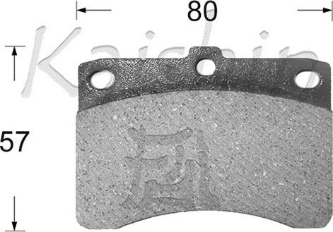 Kaishin D0004 - Set placute frana,frana disc aaoparts.ro