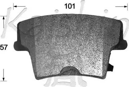Kaishin D10133 - Set placute frana,frana disc aaoparts.ro