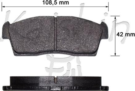 Kaishin FK9027 - Set placute frana,frana disc aaoparts.ro