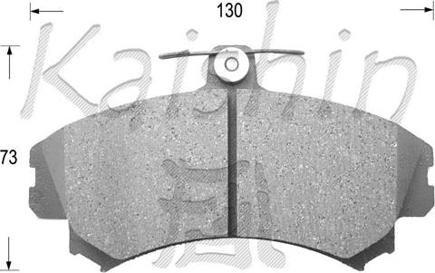 Kaishin FK6090 - Set placute frana,frana disc aaoparts.ro