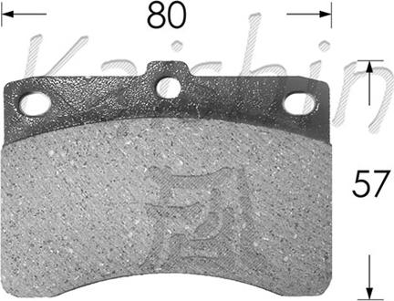 Kaishin FK0004 - Set placute frana,frana disc aaoparts.ro