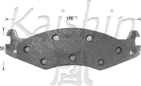 Kaishin FK10005 - Set placute frana,frana disc aaoparts.ro