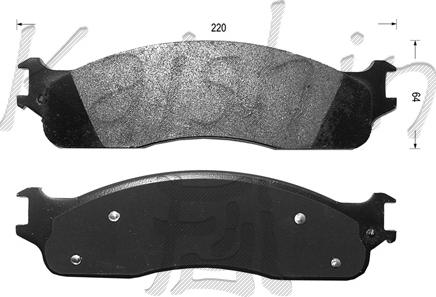 Kaishin FK10076 - Set placute frana,frana disc aaoparts.ro