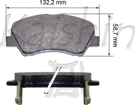 Kaishin FK10192 - Set placute frana,frana disc aaoparts.ro