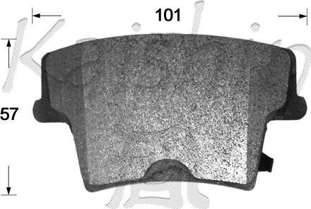 Kaishin FK10133 - Set placute frana,frana disc aaoparts.ro