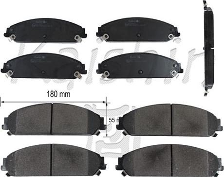 Kaishin FK10127 - Set placute frana,frana disc aaoparts.ro