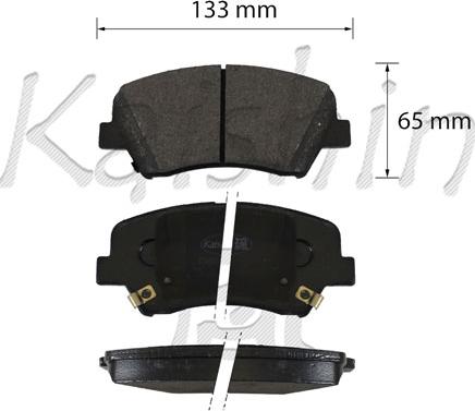 Kaishin FK10211 - Set placute frana,frana disc aaoparts.ro
