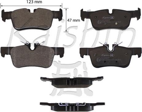 Kaishin FK10227 - Set placute frana,frana disc aaoparts.ro