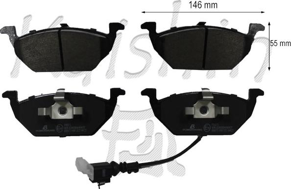 Kaishin FK11340 - Set placute frana,frana disc aaoparts.ro