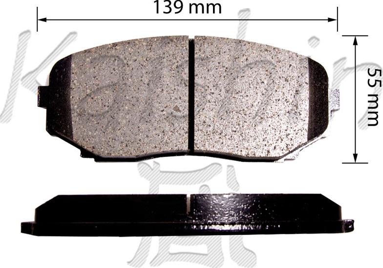 Kaishin FK3142 - Set placute frana,frana disc aaoparts.ro