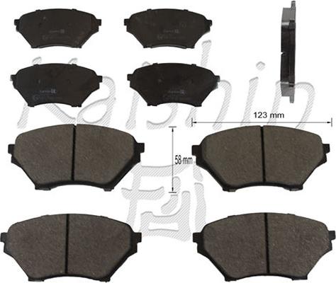 Kaishin FK3116 - Set placute frana,frana disc aaoparts.ro