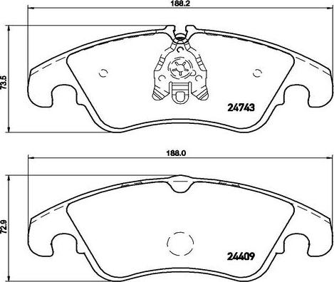 Kaishin FK20095 - Set placute frana,frana disc aaoparts.ro