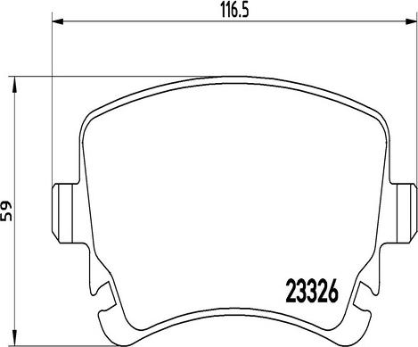Kaishin FK20156 - Set placute frana,frana disc aaoparts.ro