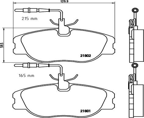 Kaishin FK20101 - Set placute frana,frana disc aaoparts.ro