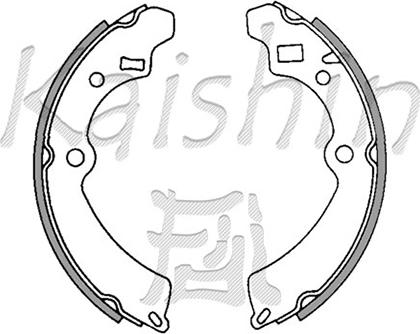 Kaishin K9921 - Set saboti frana aaoparts.ro