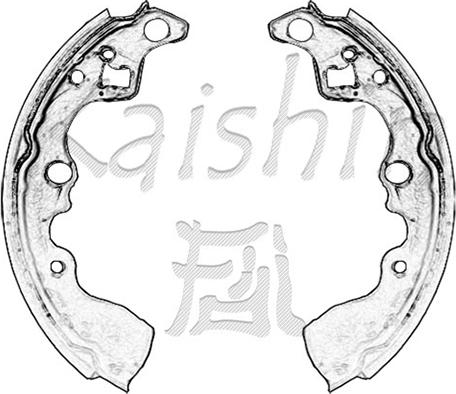 Kaishin K9927 - Set saboti frana aaoparts.ro