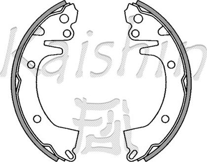 Kaishin K6609 - Set saboti frana aaoparts.ro