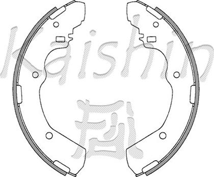 Kaishin K6721 - Set saboti frana aaoparts.ro