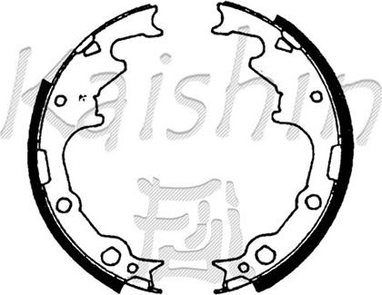 Kaishin K0003 - Set saboti frana aaoparts.ro