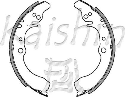 Kaishin K0035 - Set saboti frana aaoparts.ro