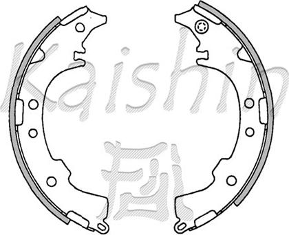 Kaishin K2339 - Set saboti frana aaoparts.ro