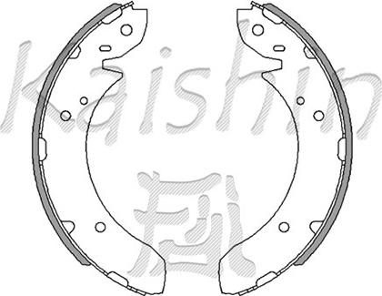 Kaishin K7928 - Set saboti frana aaoparts.ro