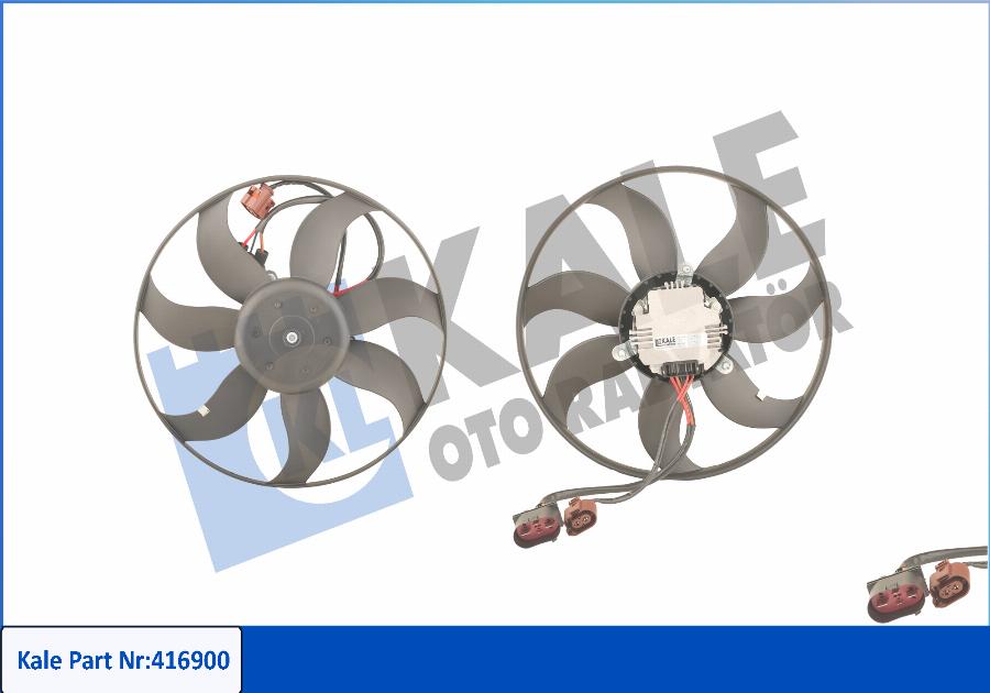 KALE OTO RADYATÖR 416900 - Ventilator, radiator aaoparts.ro
