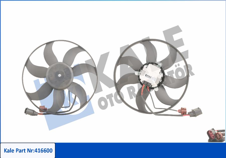 KALE OTO RADYATÖR 416600 - Ventilator, radiator aaoparts.ro
