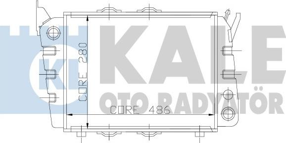 KALE OTO RADYATÖR 164699 - Radiator, racire motor aaoparts.ro