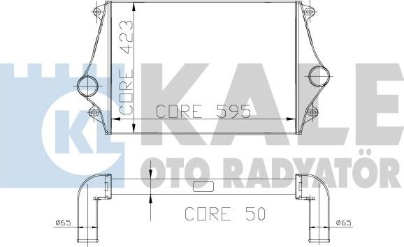 KALE OTO RADYATÖR 115500 - Intercooler, compresor aaoparts.ro