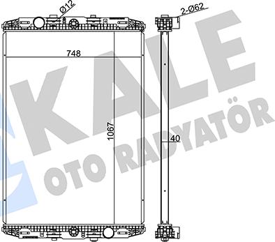 KALE OTO RADYATÖR 349430 - Radiator, racire motor aaoparts.ro