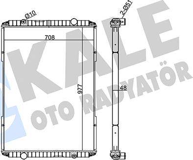 KALE OTO RADYATÖR 349540 - Radiator, racire motor aaoparts.ro