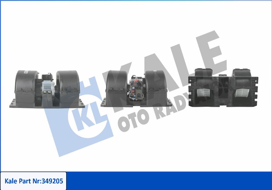 KALE OTO RADYATÖR 349205 - Ventilator, habitaclu aaoparts.ro